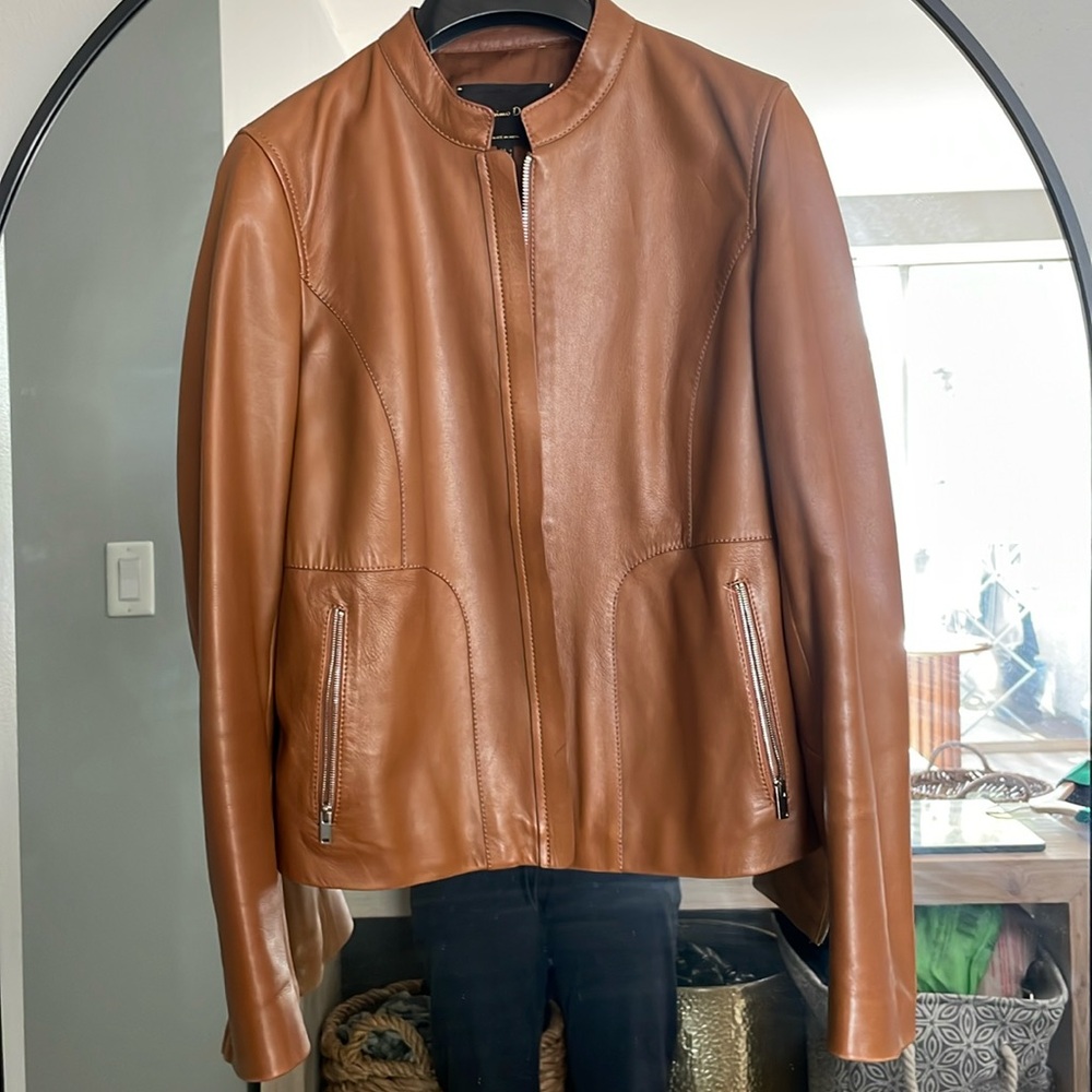 Massimo Dutti Leather Jacket